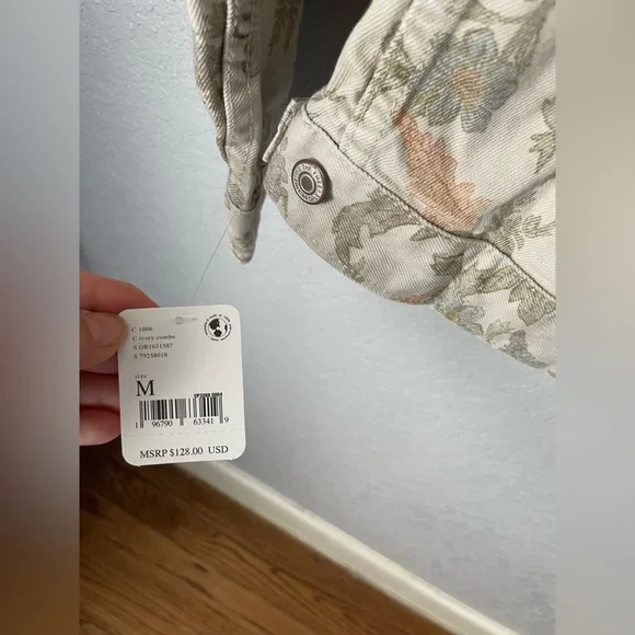 Free People Opal Swing Printed Denim Jacket 💫 - Picture 9 of 9